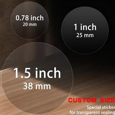 Clear Dot Stickers